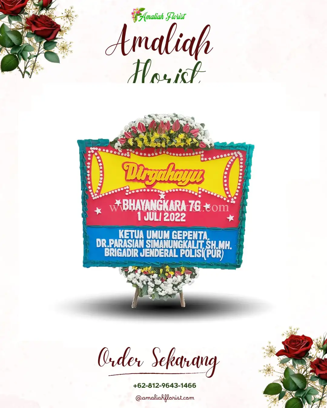 Papan Bunga HUT Ulang Tahun Kedungjati